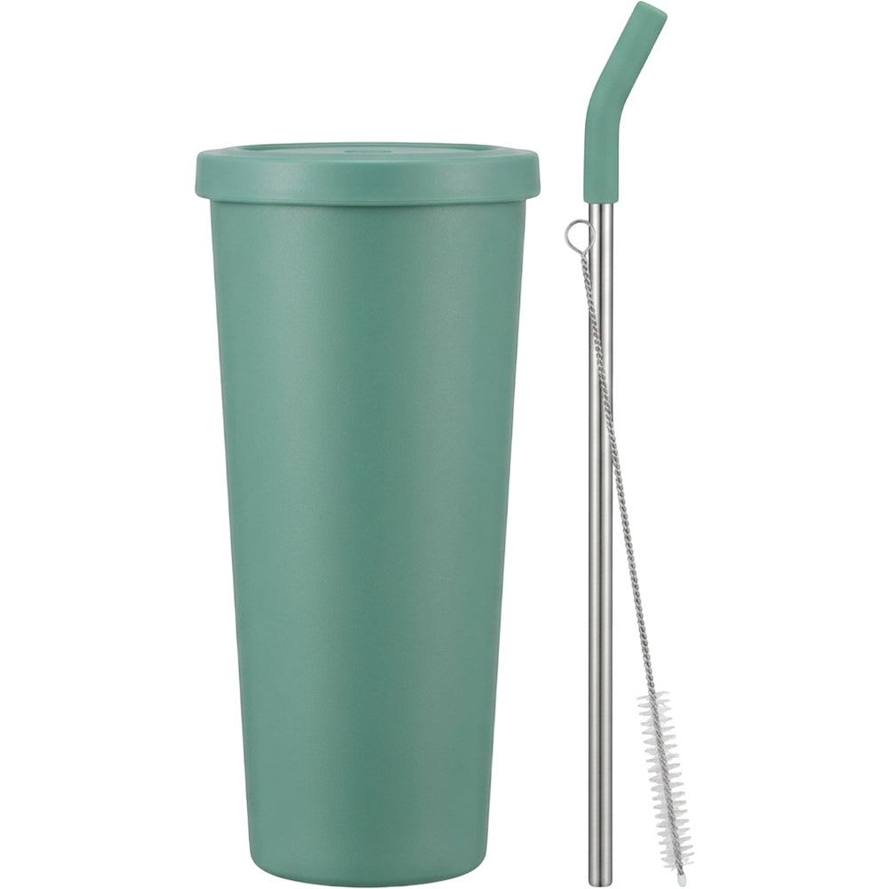 Vizes Slim Insulated Straw Tumbler 600 ml Jade - Product view