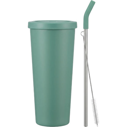 Vizes Slim Insulated Straw Tumbler 600 ml Jade - Product view