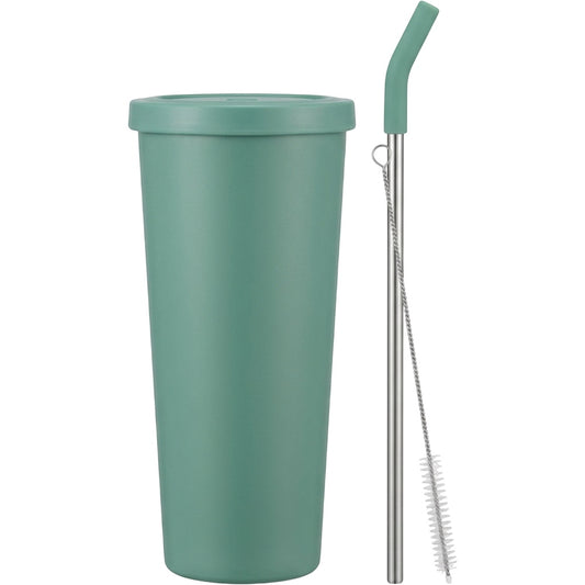 Vizes Slim Insulated Straw Tumbler 600 ml Jade - Product view